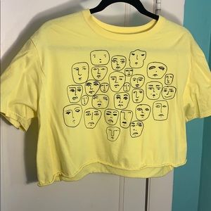 UO Yellow Crop Top
